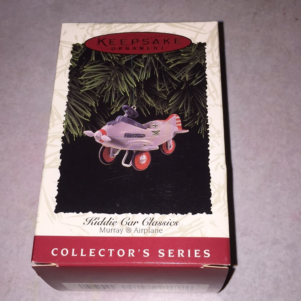 Hallmark Murray Airplane Kiddie Car Ornament